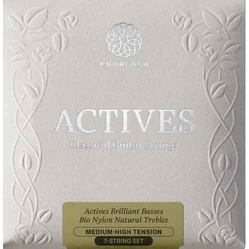 Knobloch Actives BIO Nylon 7-string — stīgu komplekts — Vidēji augsts 34 Knobloch Actives BIO Nylon 7-string — stīgu komplekts — Vidēji augsts 34
