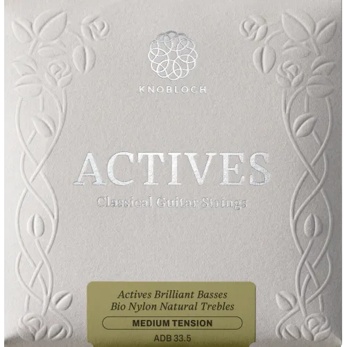 Knobloch Actives BIO Nylon — stīgu komplekts — Vidējs 33,5 Knobloch Actives BIO Nylon — stīgu komplekts — Vidējs 33,5