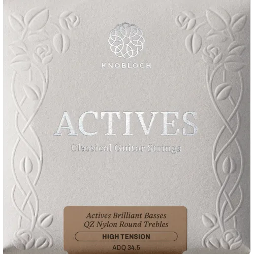Knobloch Actives QZ Nylon — stīgu komplekts — Augsts 34,5 Knobloch Actives QZ Nylon — stīgu komplekts — Augsts 34,5