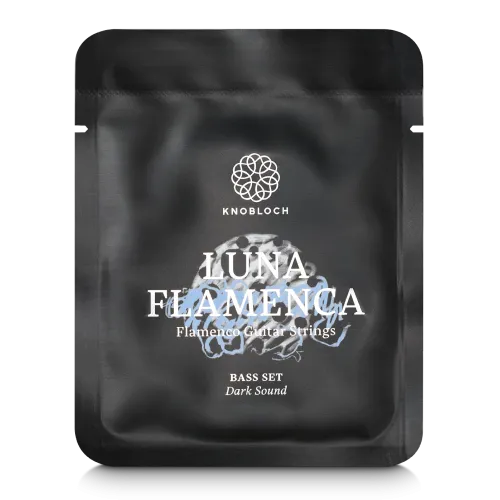 Knobloch Luna Flamenca Double Silver — basa stīgu komplekts — Zems 33 Knobloch Luna Flamenca Double Silver — basa stīgu komplekts — Zems 33