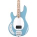 Sterling By Music Man StingRay RAY4LH-CHB Chopper Blue kreisās rokas basģitāra Sterling By Music Man StingRay RAY4LH-CHB Chopper Blue kreisās rokas basģitāra