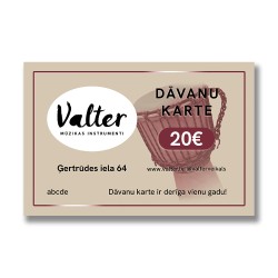 Dāvanu karte 20€ vērtībā Dāvanu karte 20€ vērtībā