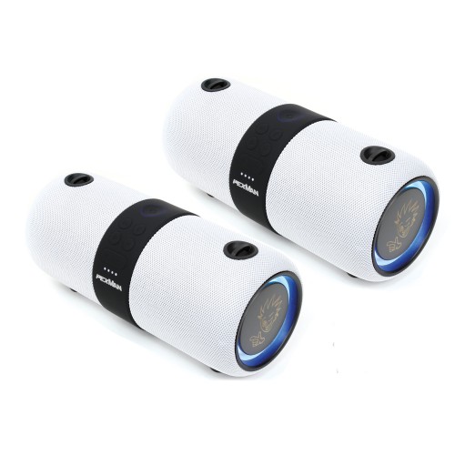 PEXMAN STEREO PM-10W Divu Bluetooth skaļruņu komplekts PEXMAN STEREO PM-10W Divu Bluetooth skaļruņu komplekts