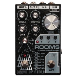 Death By Audio Rooms - Stereo Reverberator pedālis Death By Audio Rooms - Stereo Reverberator pedālis