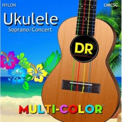 DR Strings UMCSC Multi color ukuleles stīgas