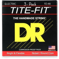 DR Strings MT10 TiteFit Medium Tite stīgas 3 paka DR Strings MT10 TiteFit Medium Tite stīgas 3 paka