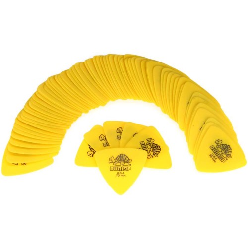 Dunlop Tortex Triangle yellow .73MM (72-BAG) mediatoru paka