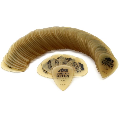 Dunlop Ultex sharp picks 1.0MM (72-BAG) mediatoru paka Dunlop Ultex sharp picks 1.0MM (72-BAG) mediatoru paka