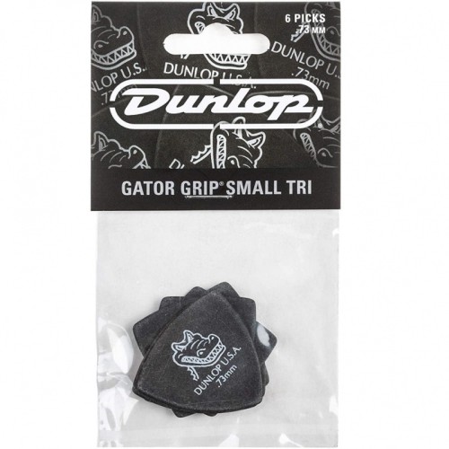 Dunlop 572P073 Gator Grip small triangle .73 MM (6-PACK) mediatoru paka Dunlop 572P073 Gator Grip small triangle .73 MM (6-PACK) mediatoru paka