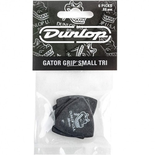 Dunlop 572P088 Gator Grip small triangle .88 MM (6-PACK) mediatoru paka Dunlop 572P088 Gator Grip small triangle .88 MM (6-PACK) mediatoru paka