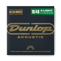 Dunlop DAB1048 80/20 EXTRA LIGHT stīgas Dunlop DAB1048 80/20 EXTRA LIGHT stīgas