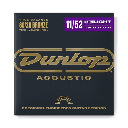 Dunlop DAB1152 80/20 MEDIUM LIGHT stīgas