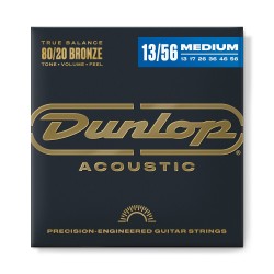 Dunlop DAB1356 80/20 MEDIUM stīgas Dunlop DAB1356 80/20 MEDIUM stīgas