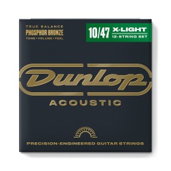 Dunlop DAP1047J PHOSPHOR BRONZE LIGHT SET/12 stīgas Dunlop DAP1047J PHOSPHOR BRONZE LIGHT SET/12 stīgas