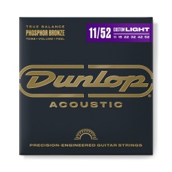 Dunlop DAP1152 PHOSPHOR BRONZE MEDIUM LIGHT stīgas Dunlop DAP1152 PHOSPHOR BRONZE MEDIUM LIGHT stīgas