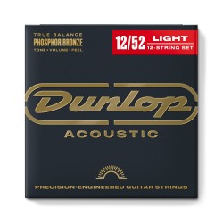 Dunlop DAP1252J PHOSPHOR BRONZE MEDIUM SET/12 stīgas Dunlop DAP1252J PHOSPHOR BRONZE MEDIUM SET/12 stīgas