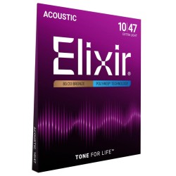 Elixir 11000 Acoustic Polyweb Extra stīgas Elixir 11000 Acoustic Polyweb Extra stīgas
