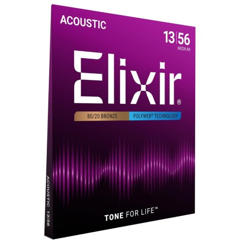 Elixir 11100 Acoustic Polyweb Medium stīgas Elixir 11100 Acoustic Polyweb Medium stīgas