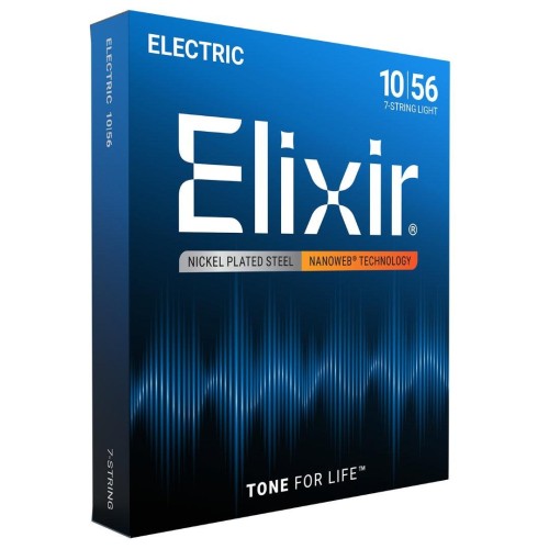 Elixir 12057 Electric Nanoweb 7-String Light stīgas Elixir 12057 Electric Nanoweb 7-String Light stīgas