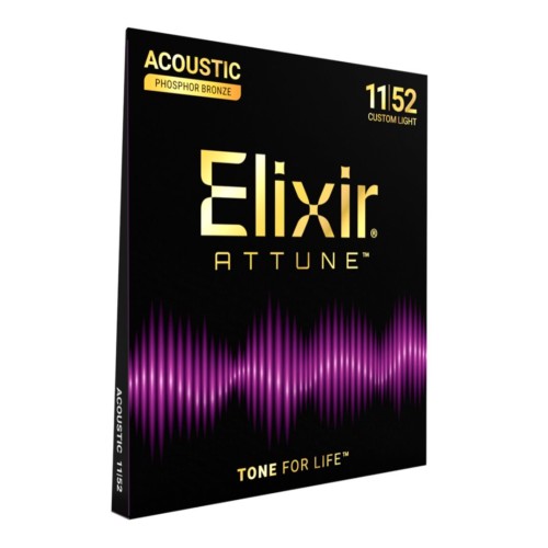 Elixir 21027 Attune Acoustic Phosphor Bronze Custom Light Stīgas