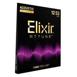 Elixir 21052 Attune Acoustic Phosphor Bronze Light Stīgas