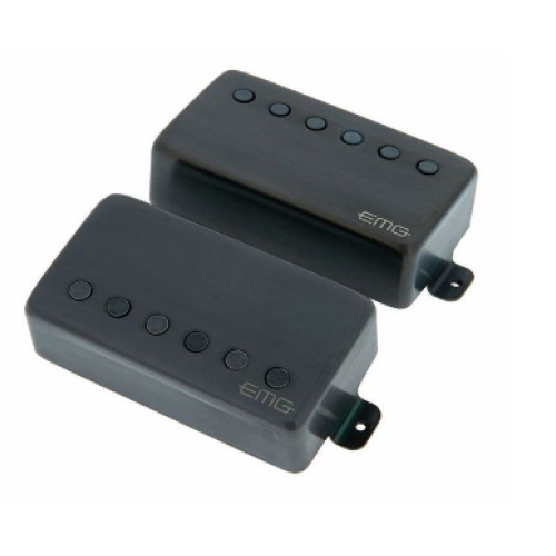 EMG JH HET Set Brushed Black Chrome skaņas noņēmēju komplekts EMG JH HET Set Brushed Black Chrome skaņas noņēmēju komplekts