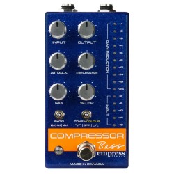 Empress Bass Compressor Blue Sparkle kompresors basģitārai Empress Bass Compressor Blue Sparkle kompresors basģitārai