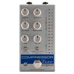 Empress Bass Compressor Silver Sparkle kompresors basģitārai Empress Bass Compressor Silver Sparkle kompresors basģitārai
