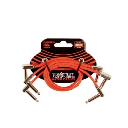 Ernie Ball 06403 12” Flat Ribbon Red 3-Pack vadu komplekts Ernie Ball 06403 12” Flat Ribbon Red 3-Pack vadu komplekts
