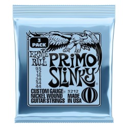 Ernie Ball 2212 Primo Slinky 9.5-44 stīgas 3 paka Ernie Ball 2212 Primo Slinky 9.5-44 stīgas 3 paka