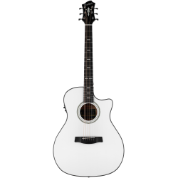 Hagstrom Siljan II Grand Auditorium-CE White ģitāra