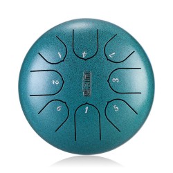 Zvanga Hluru Lotus mazā 6" (8 toņi) minerāl zaļa Zvanga Hluru Lotus mazā 6" (8 toņi) minerāl zaļa