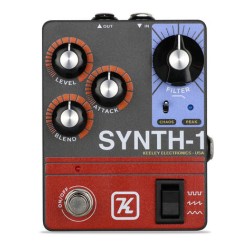 Keeley Synth-1 - Reverse Attack Fuzz Wave Generator pedālis Keeley Synth-1 - Reverse Attack Fuzz Wave Generator pedālis