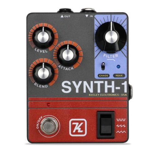 Keeley Synth-1 - Reverse Attack Fuzz Wave Generator pedālis Keeley Synth-1 - Reverse Attack Fuzz Wave Generator pedālis