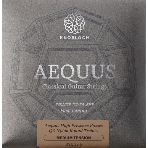Knobloch Aequus QZ Nylon USQ 33.5 Medium Tension klasiskās ģitāras stīgas