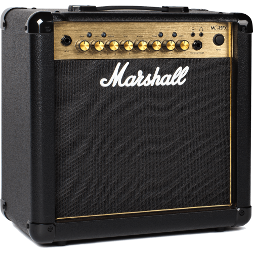 Marshall MG15FX Gold kombo pastiprinātājs Marshall MG15FX Gold kombo pastiprinātājs
