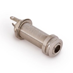 MEC 6.3 mm / 1/4 Stereo Endpin Jack Socket for Acoustic Guitars - Chrome ligzda MEC 6.3 mm / 1/4 Stereo Endpin Jack Socket for Acoustic Guitars - Chrome ligzda