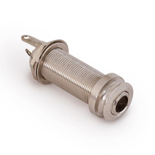 MEC 6.3 mm / 1/4 Stereo Endpin Jack Socket for Acoustic Guitars - Chrome ligzda MEC 6.3 mm / 1/4 Stereo Endpin Jack Socket for Acoustic Guitars - Chrome ligzda