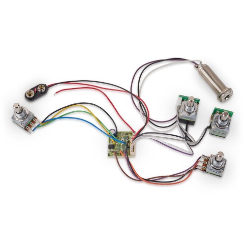 MEC 60004 - Active BEC 2 Electronics For Active Pickups (Vol PP / Bal / T / B) elektronika