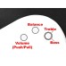 MEC 60013 - Active BEC 2 Electronics For Passive Pickups (Vol PP / Bal / T+B) elektronika