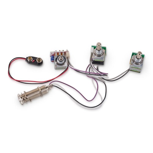 MEC 60013 - Active BEC 2 Electronics For Passive Pickups (Vol PP / Bal / T+B) elektronika