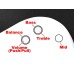 MEC 60023-09 - Active BEC 3 Electronics For Active Pickups - 9V - (Vol+Bal PP / T+B / M) elektronika