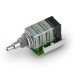 MEC Volume / Balance Push/Pull Poti Module for Active Pickups - Vol (B500K) + Bal (05C&05A 25K), R4 Connector modulis MEC Volume / Balance Push/Pull Poti Module for Active Pickups - Vol (B500K) + Bal (05C&05A 25K), R4 Connector modulis