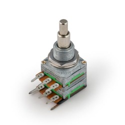 MEC Mono Stacked Potentiometer, B100K / B100K potenciometrs MEC Mono Stacked Potentiometer, B100K / B100K potenciometrs