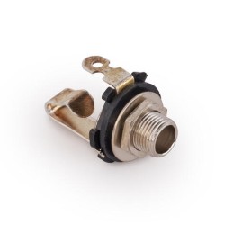 MEC Open 6.3 mm / 1/4 Mono Jack Socket - Chrome ligzda MEC Open 6.3 mm / 1/4 Mono Jack Socket - Chrome ligzda