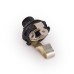MEC Open 6.3 mm / 1/4 Mono Jack Socket - Black ligzda MEC Open 6.3 mm / 1/4 Mono Jack Socket - Black ligzda