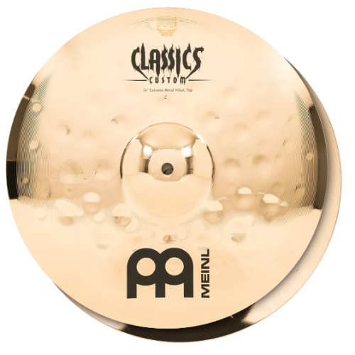 Meinl Classics Custom Brilliant 14 Extra heavy Hi-hat šķīvis Meinl Classics Custom Brilliant 14 Extra heavy Hi-hat šķīvis