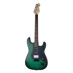 Mooer MSC31 Pro - Green Burst Elektriskā ģitāra Mooer MSC31 Pro - Green Burst Elektriskā ģitāra