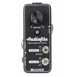Mooer Audiofile - Pedal Headphone Amplifier pastiprinātājs Mooer Audiofile - Pedal Headphone Amplifier pastiprinātājs