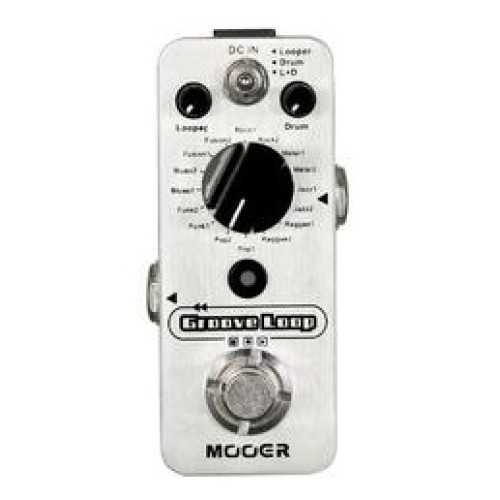 Mooer Groove Loop - Drum Machine and Looper pedālis Mooer Groove Loop - Drum Machine and Looper pedālis